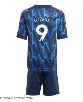 Günstige Arsenal Gabriel Jesus #9 Auswärts Trikotsatzt Kinder 2025-26 Kurzarm (+ Kurze Hosen)
